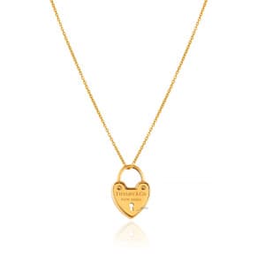 آویز طلا بدون زنجیر طرح قلب تیفانی کد CP366
