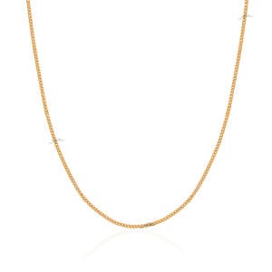 زنجیر طلا طرح کارتیر خیلی ظریف (کارتیه) کد CD150