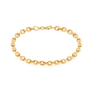 دستبند زنجیری طلا کد CB539