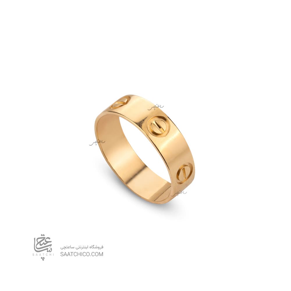 انگشتر طلا طرح LOVE کارتیه کد CR677