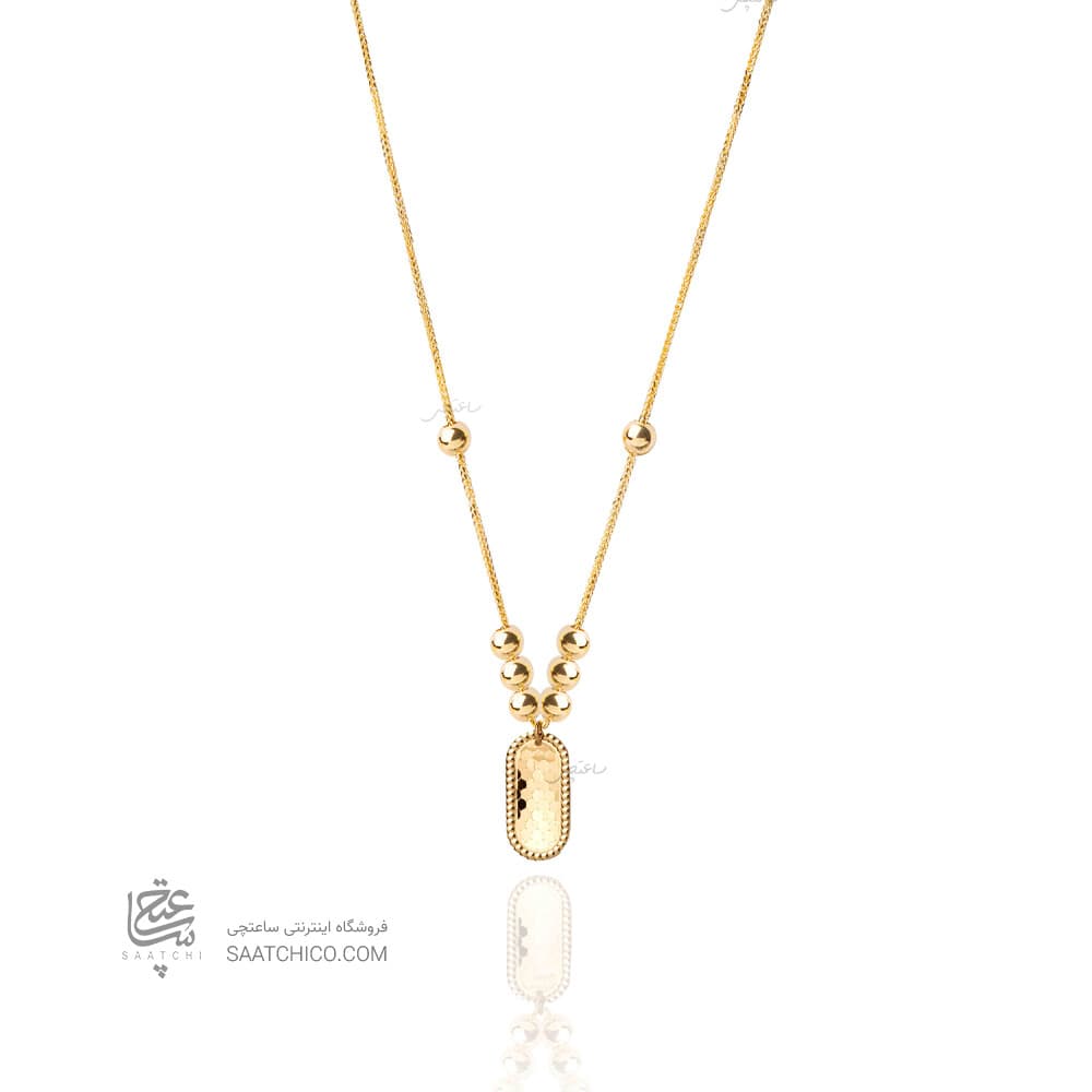 گردنبند طلا از کالکشن سوپرلایت با آویز تراش کد CN700