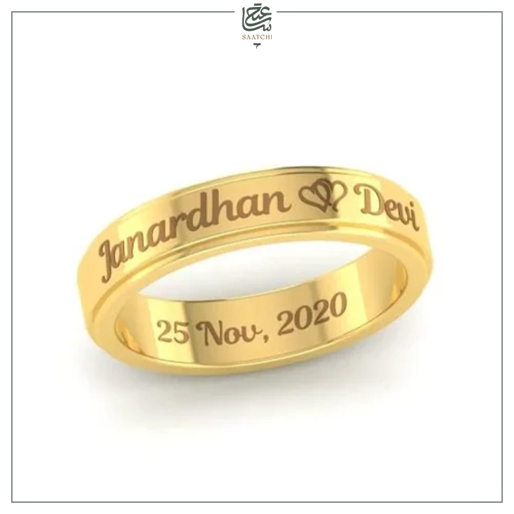 حکاکی روی انگشتر طلا