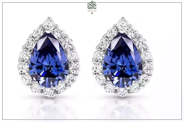 گوشواره یاقوت کبود