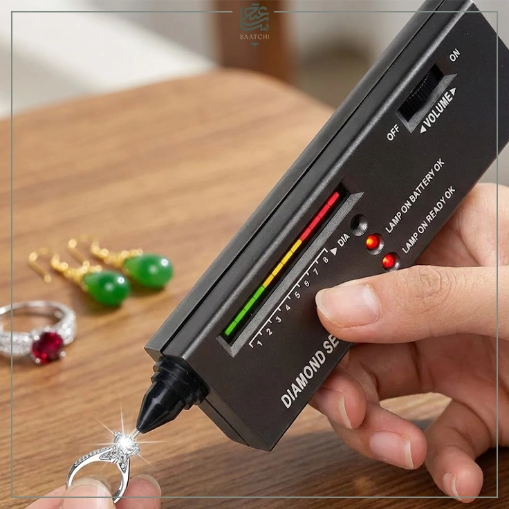 تشخیص تخصصی یاقوت با دستگاه تستر الکترونیکی جواهرات