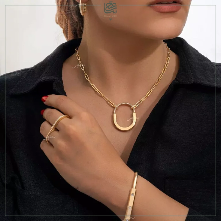 انگشتر طلا طرح LOCK (لاک) تیفانی