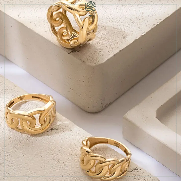 انگشتر طلا کم اجرت