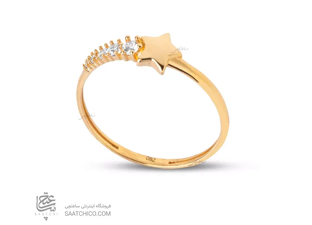 انگشتر گالری ساعتچی با نماد ستاره