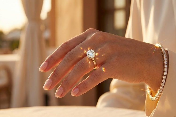 درخشش الماس آزمایشگاهی