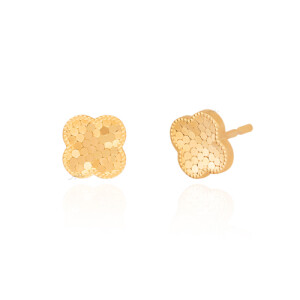 گوشواره طلا طرح ونکلیف کد CE558