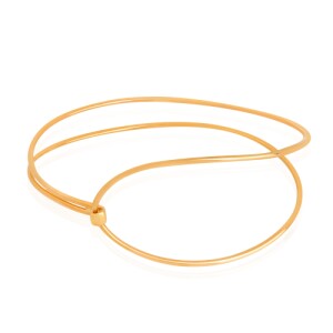 بنگل طلا طرح مینیمال کد CB685