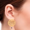 گوشواره طلا زنانه طرح اسلیمی کد XE115