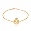 دستبند طلا زنانه طرح انار یلدا کد LB102