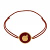 دستبند طلا زنانه طرح انار یلدا کد XB923