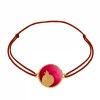 دستبند طلا زنانه طرح انار یلدا کد XB924