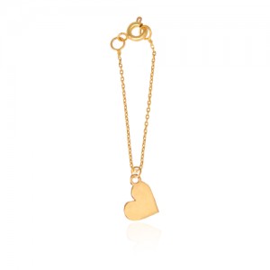 آویز ساعت طلا زنانه طرح قلب ولنتاین کد WP342