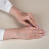 انگشتر طلا زنانه طرح لویی ویتون کد CR419