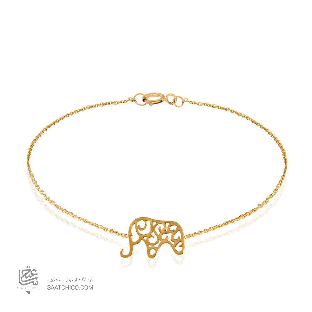 دستبند طلا کودک طرح فیل کد KB325