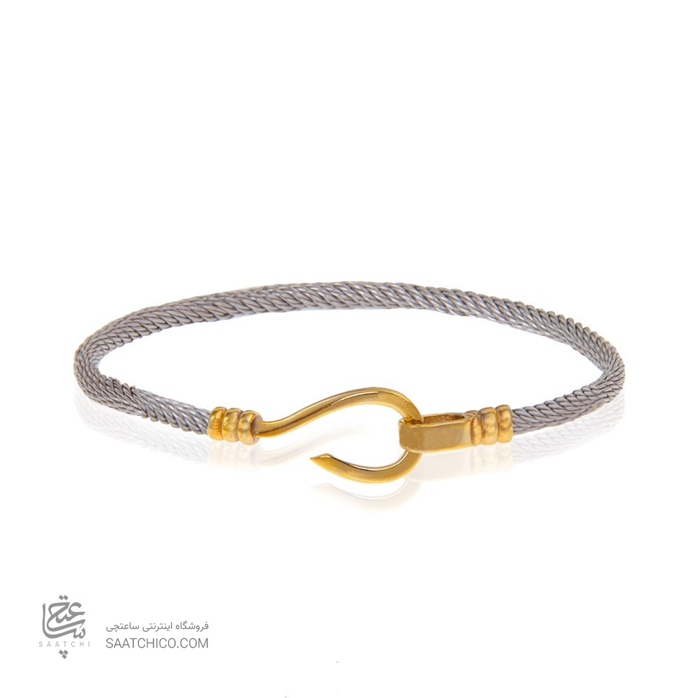 دستبند طلا زنانه طرح فرد کد CB359