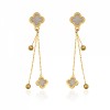 گوشواره طلا زنانه طرح ونکلیف کد CE355