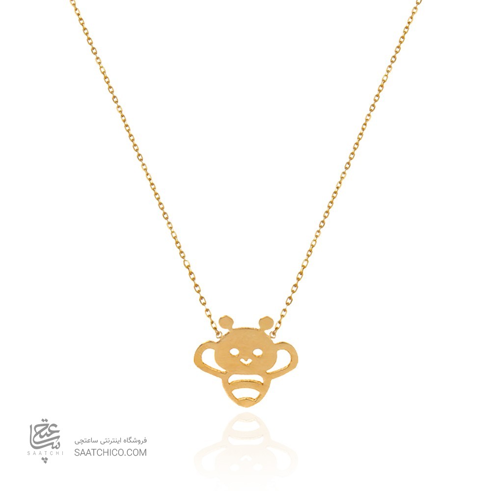 گردنبند طلا کودک طرح زنبور کد KN720