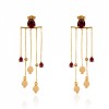 گوشواره دو طرفه طلا کد CE359