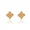 گوشواره میخی طلا طرح گل روبرتو کوین کد CE399