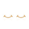 گوشواره طلا طرح لبخند تیفانی کد CE412
