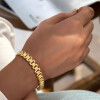 دستبند طلا طرح رولکس کد CB459