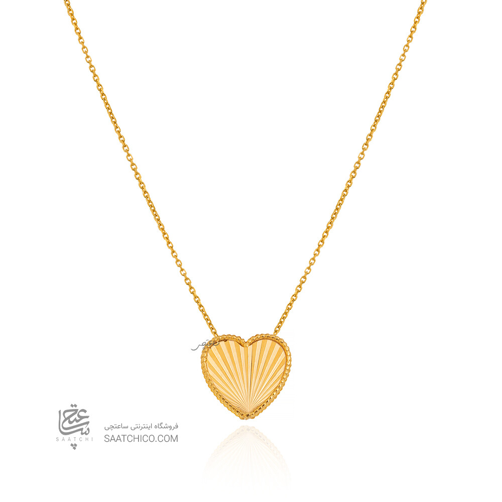 گرنبند طلا طرح قلب کد CN484