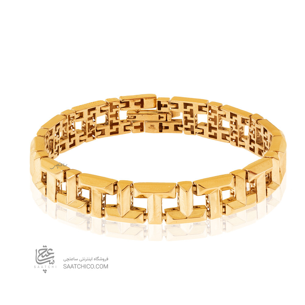 دستبند طلا طرح تیفانی (پهن) کد  CB480