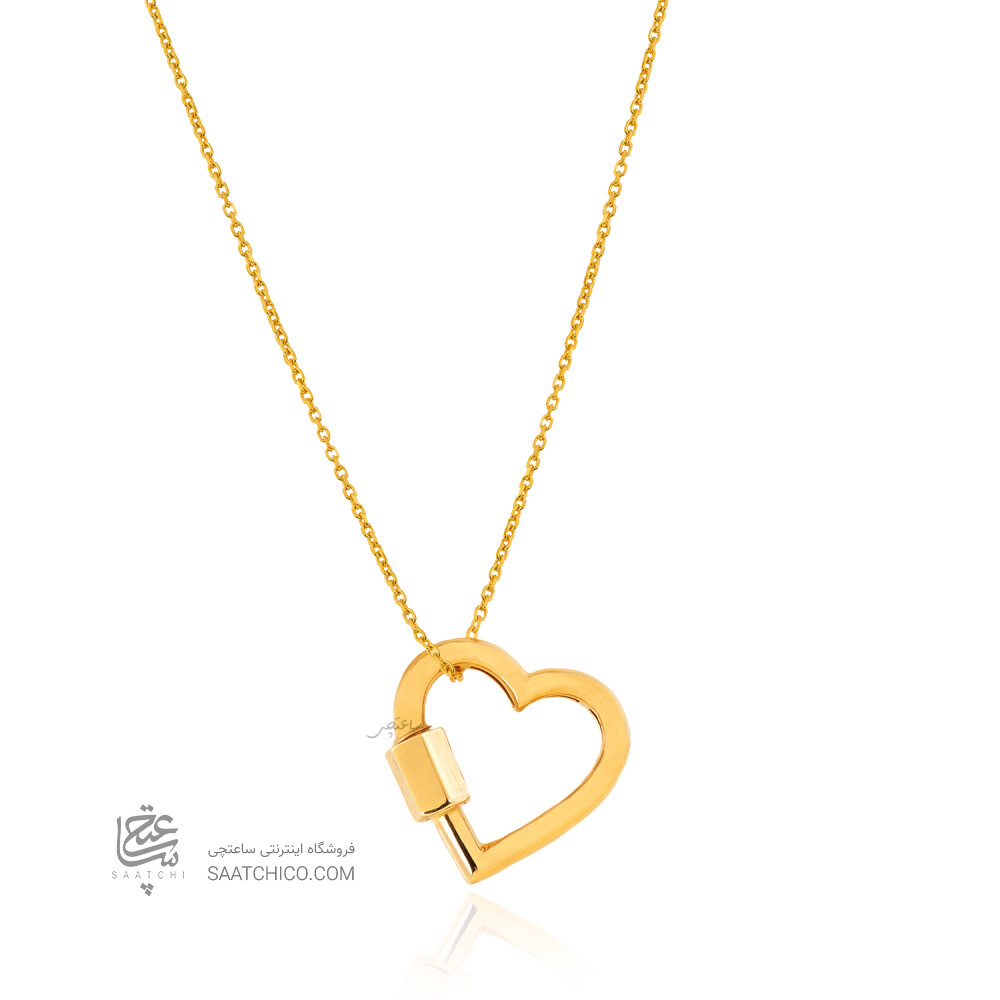 قفل طلا طرح قلب مارلا آرون کد CP389