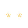 گوشواره طلا طرح گل کد LE694
