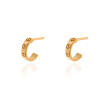 گوشواره طلا طرح کارتیه کد CE507