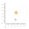 گوشواره طلا طرح ونکلیف کد CE521