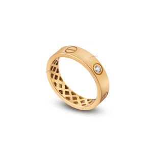 انگشتر طلا طرح LOVE کارتیه کد CR833