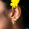 گوشواره طلا طرح LOVE کارتیه کد CE536