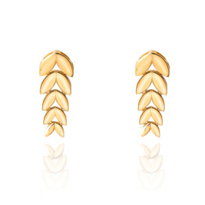 گوشواره طلا طرح خوشه گندم کد CE540
