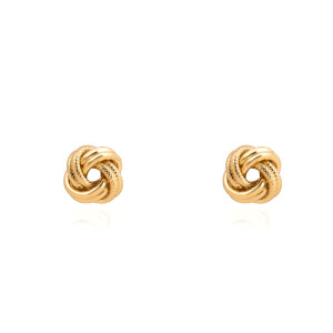 گوشواره طلا طرح گره کد CE543