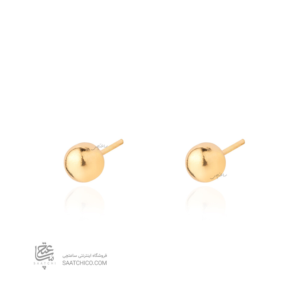 گوشواره طلا طرح گوی کد CE544