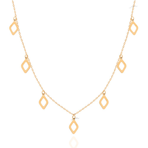 گردنبند طلا از کالکشن سوپرلایت کد CN724