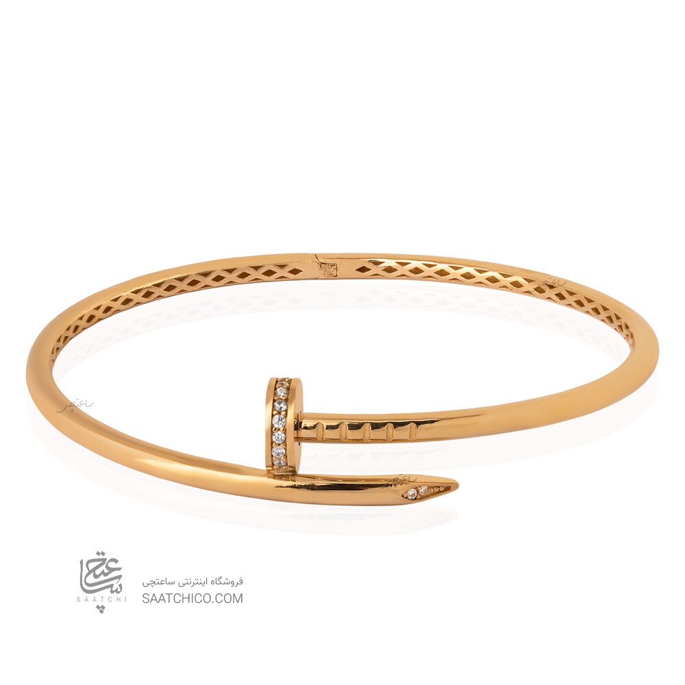 بنگل میخ طلا کارتیه با قفل اورجینال کد CB647