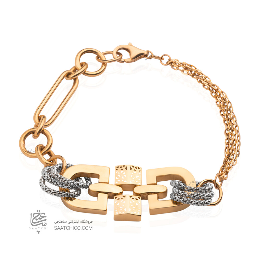 دستبند طلا ترکیبی کد CB648