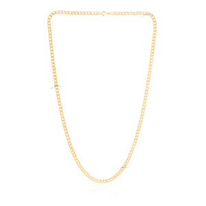 زنجیر طلا طرح کارتیه کد CD320