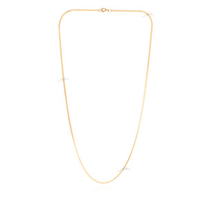 زنجیر طلا طرح هرینگبون ظریف کد CD330