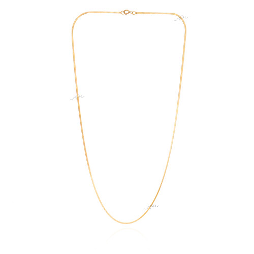 زنجیر طلا طرح هرینگبون ظریف کد CD330