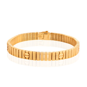 دستبند طلا طرح LOVE کارتیه کد CB652