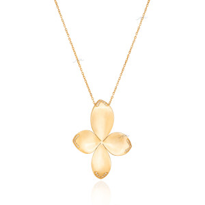 گردنبند طلا طرح گل کد CN732