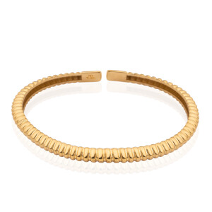 بنگل طلا طرح پیچ کد CB654