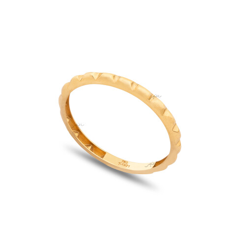 انگشتر طلا از کالکشن مینیمال کد CR883