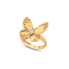 انگشتر طلا طرح پروانه کد CR886